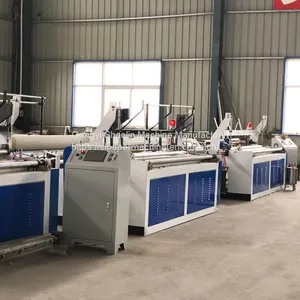 Hot Sale Toilet Tissue Paper Jumbo Roll Rewinding Embossing Perforating Machine thumbnail-5