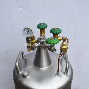 High Quality YDZ-50 Pressurized Liquid Nitrogen Ice Cream Tank thumbnail-2