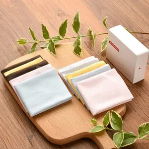 Wholesale Suede Fabric Customized Glasses Cloth Anti-fog, 100% Cotton Eyewear Cloth thumbnail-1