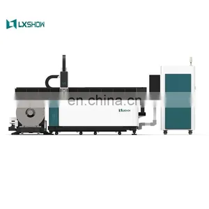 7% DISCOUNT LXSHOW High Precision Plate and Metal Pipe Cnc Fiber Laser Cutting Machine / Tube Fiber Laser Cutter thumbnail-2