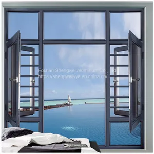 Factory Direct Sales Window Casement Aluminium Casement Window With Mosquito Netting thumbnail-5