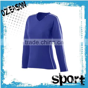 Newest Volleyball Uniform Designs for Women, Custom Long Sleeve Volleyball Jersey Supplier's Choice thumbnail-1