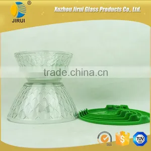 Heat Resistant Green 5 Pcs Glass Bowls Set Quality Choice thumbnail-2