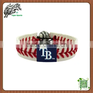 TAMPA BAY RAYS Leather Sports Bracelet Handwork Bracelet thumbnail-1