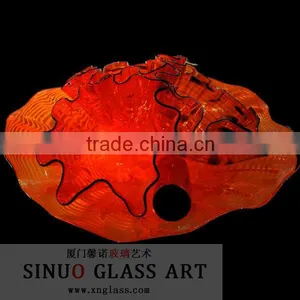 Red Unique Glass Bowls thumbnail-1
