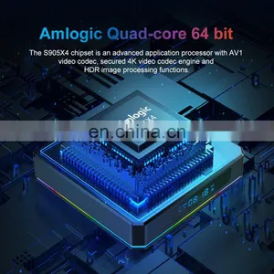 X96 X4 tv Box Android 11 With S905X4 Quad Core 8K Media Player 2.4G 5G Wifi Google AV1 VP9 Smart Set Top Boxes thumbnail-4
