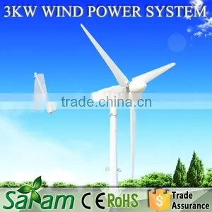 Factory Manufactured HAWT 3kw Wind Turbine Price thumbnail-1