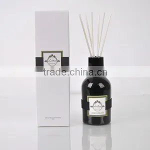 200ml Home Fragrance Aroma Reed Diffuser With Black Glass Bottle SA-2152 thumbnail-2