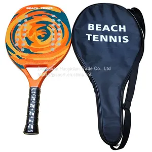 Beach Tennis Racket Carbon Composite Soft EVA Core OEM Brand Custom Logo JYBT-01 thumbnail-4