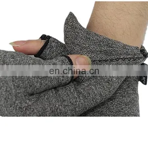 Half Finger Cotton Compression Arthritis Gloves thumbnail-5