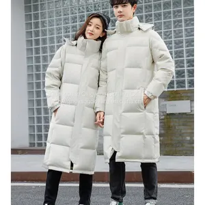 2023 Unisex Winter China Casual Custom Logo Design Fashion Stylish Big Long Puffer Cotton Custom Down Mens Jacket With Hood thumbnail-2