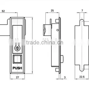 CE RoHS 2015 FEILEI MS501 Wenzhou Wholesale Zinc Alloy High Excellent Quality Factory Price Customize Plane Lock thumbnail-6