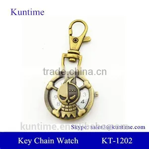Key Watch With Holder Retro Bronzed Metal Suit Pocket Watch Necklace thumbnail-1
