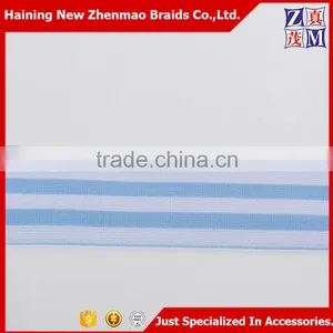 Blue and White Nylon Woven Elastic Webbing Tape thumbnail-3