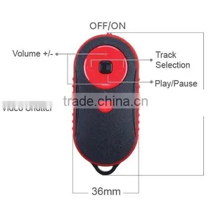 Music Bluetooth Remote Control Shutter / Multifunction BT Selfie Release Button Bluetooth Shutter for Selfie Stick thumbnail-3