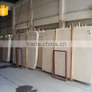 Stylish Design Polished Super Cream Marfil Marble Tile thumbnail-5