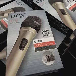 QCN Wired Microphone Q-138 Professional Performance Microphone With High Fidelity Sound Quality thumbnail-1