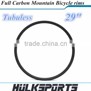 29er Tubuless Super Light Weight Carbon Rims 30mm Width Mtb Bike Rim Custom Holes Mtb Carbon Bicycle Rim thumbnail-1