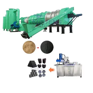 Full Charcoal Briquette Making Machine Production Line EPC thumbnail-1