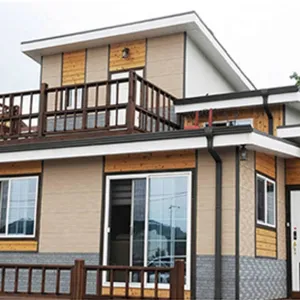 Modern Design Pu Sandwich Panel Wall for Hotel Prefab House thumbnail-6