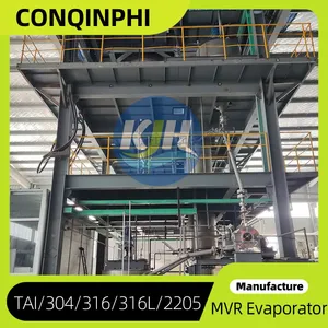 Compact Wastewater Crystallization Evaporator 316L 2kW 50L/h Touch Screen Control thumbnail-5