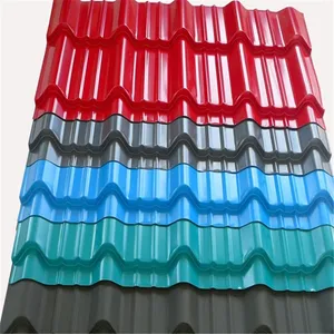 Lowest Price Corrugated Zinc Prepainted Metal Roofing Sheets / Aluminized Steel Sheet thumbnail-5