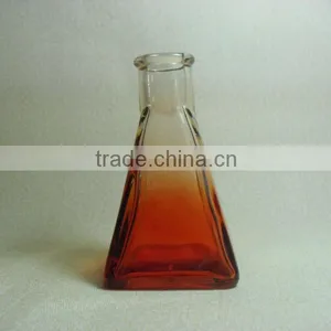 Orange Colour Glass Aromatherapy Diffuser Bottle thumbnail-3
