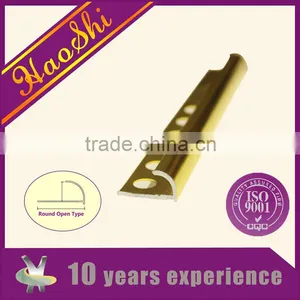 Professional Chrome Surface Bathroon Aluminum Tile Trim Design thumbnail-1