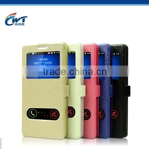 Factory in Shenzhen Fashion pu Leather Hard Case for Iphone 4 5 6 Flip thumbnail-1