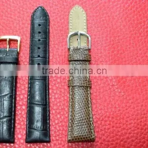 Produce and Wholesale Crocodile Genuine Leather Watch Bands for People thumbnail-1