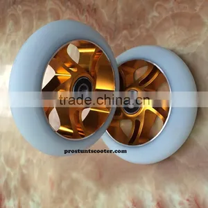 White Scooter Wheels 110 mm for Flavor Scooters thumbnail-1