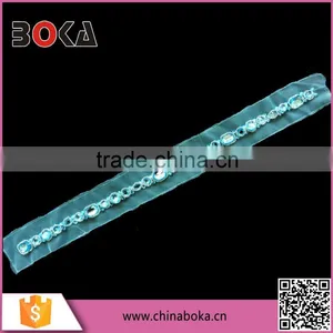 BOKA Vintage Rhinestone Waist Applique for Ladies Dress thumbnail-1