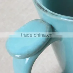 "Pinsun"Emboss Glaze Mug thumbnail-4