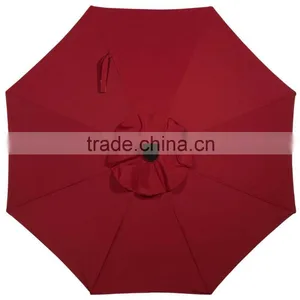 Outdoor Market Aluminum Umbrella With Auto Tilt And Crank Folding Patio Garden Umbrella Quality Choice thumbnail-4