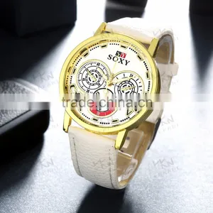 Popular Cheap Watch, White Ladies Fashion Watches Latest Quality Choice thumbnail-1