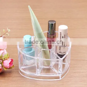 C20 ANPHY PS Crystal Heart Shape Makeup Desk Organizer thumbnail-3