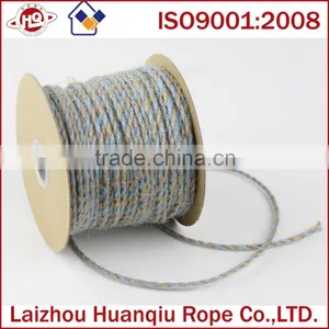 2.5mm 2 Ply Twisted Ivory and Natural Jute Twine 25yard thumbnail-5