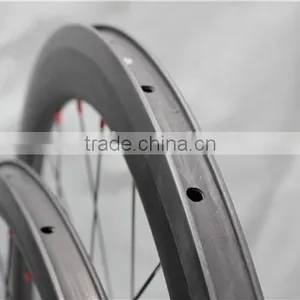 Red Hubs Dor Road Bike Wheels Carbon Bike Wheels UD-matt Clincher Wheels W56C thumbnail-5