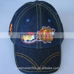 Hot Sell Baseball Cap 2016 High Quality Denim Baseball Cap thumbnail-2