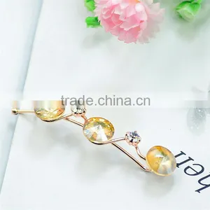 Wedding Bridal Crystal Rhinestone Hair Pin Glass Stone Hairpin Diamante Hair Clip thumbnail-5