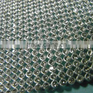 120X45cm ALUMINUM MESH RHINESTONE WITH GLUE BACK HOT FIX thumbnail-4