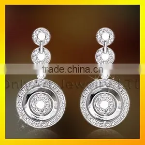 New Design Fashion Earring Findings Wholesale Silver 925 Fancy Stud Earring thumbnail-2