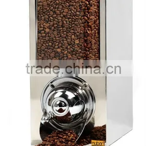 Golden Coffee Bean Dispenser/Aesthetic Coffee Silos/Best Coffee Bean Dispensers/Bulk Coffee Display Box/Coffee Bean Dosage Silos thumbnail-2