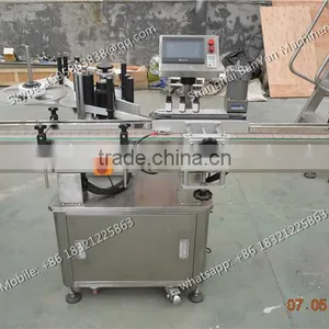 20 Shanghai Manufacturer High Efficiency Glass/ Plastic Round Bottle Labeling Machine thumbnail-1