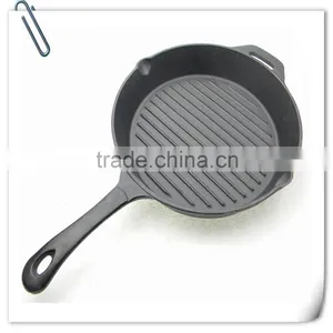 Rectangular Cast Iron Proffertjie Frying Pan With Long Handle thumbnail-1