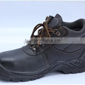 2014 New Leather High Heel Steel Toe Pu Injection Safety Shoes thumbnail-2