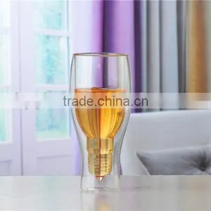 Hopside Down Beer Glass/beer Double Wall Glass thumbnail-2
