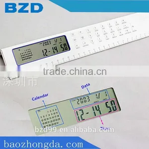 Promotion Multi-functional Electronic Ruler Calculator With Digital Clock thumbnail-1