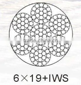 Galvanized Wire Rope 6*19 IWS thumbnail-1