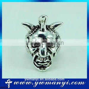 Hot Selling Fashion Jewelry Manufacturer China Direct Skull Ring Men R20 thumbnail-1